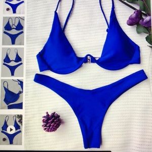 ZAFUL push up plunge bathing suit